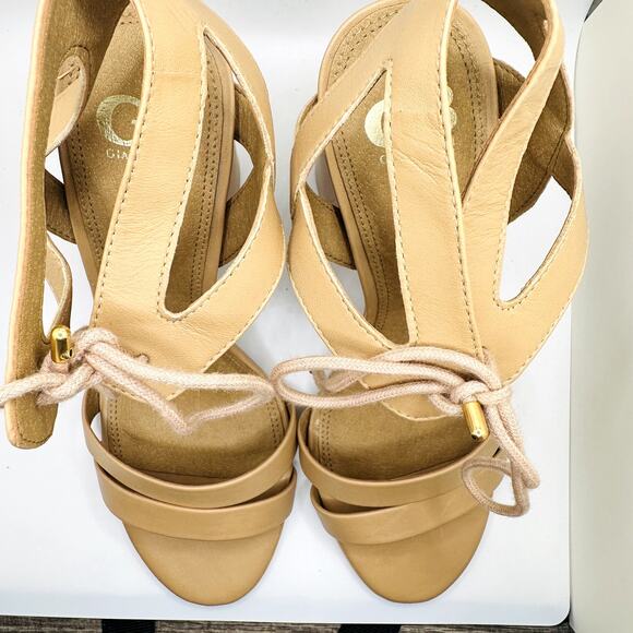 Gianni Bini Strap Beige Heels - Picture 9 of 9